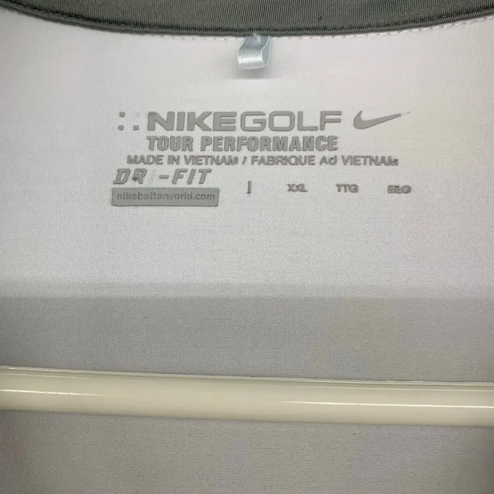 Nike Golf Tour Performance Dri-Fit Polo Gray Men's XXL - Picture 10 of 15